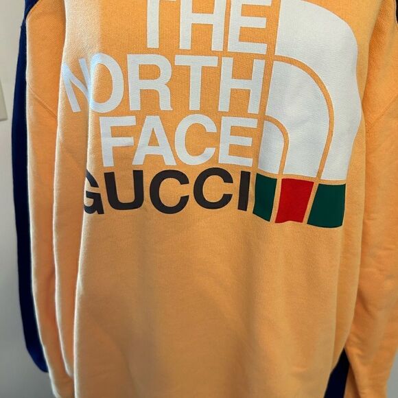 Gucci X North face sweatshirt, size L made in Italy - Picture 3 of 13